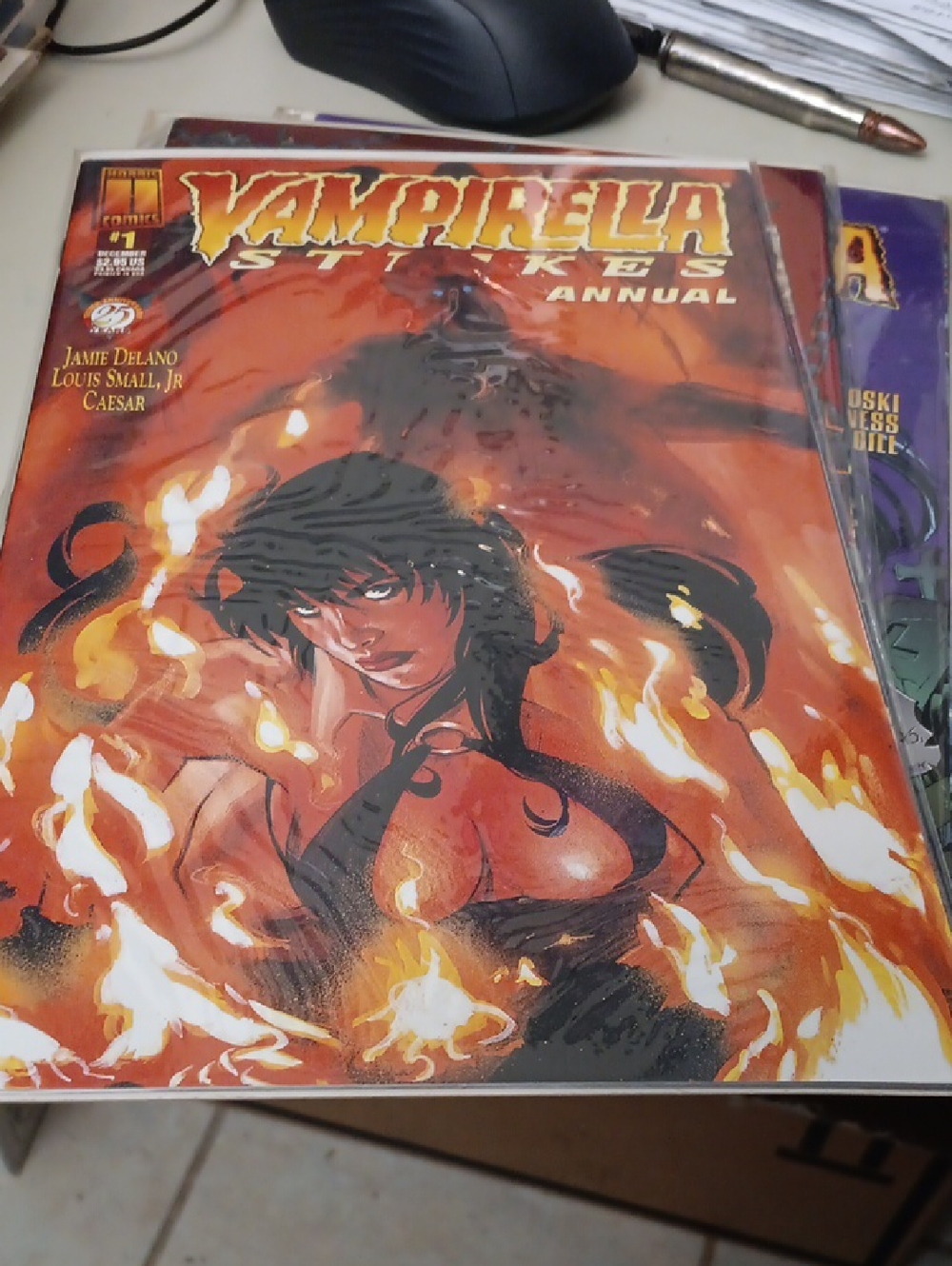 Vampirella Strikes Annual Comic Book - Orange Cover